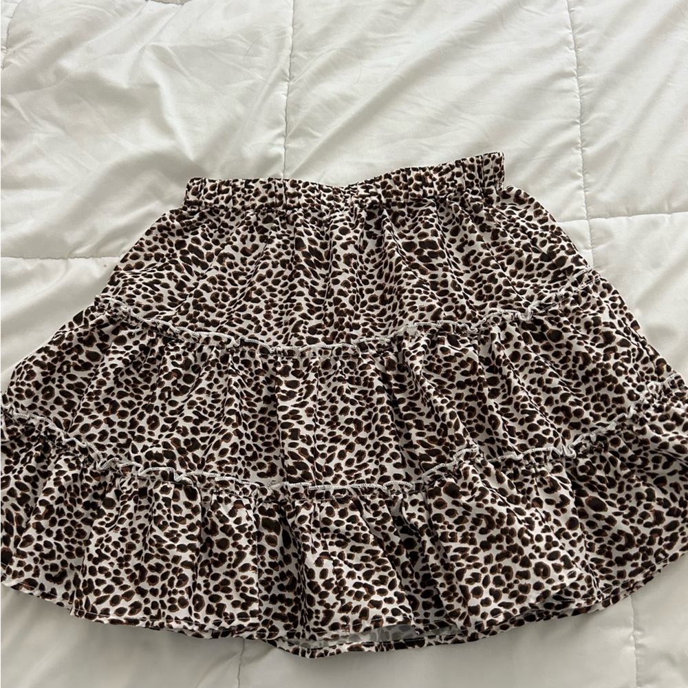 Leopard Print Women's Skirt